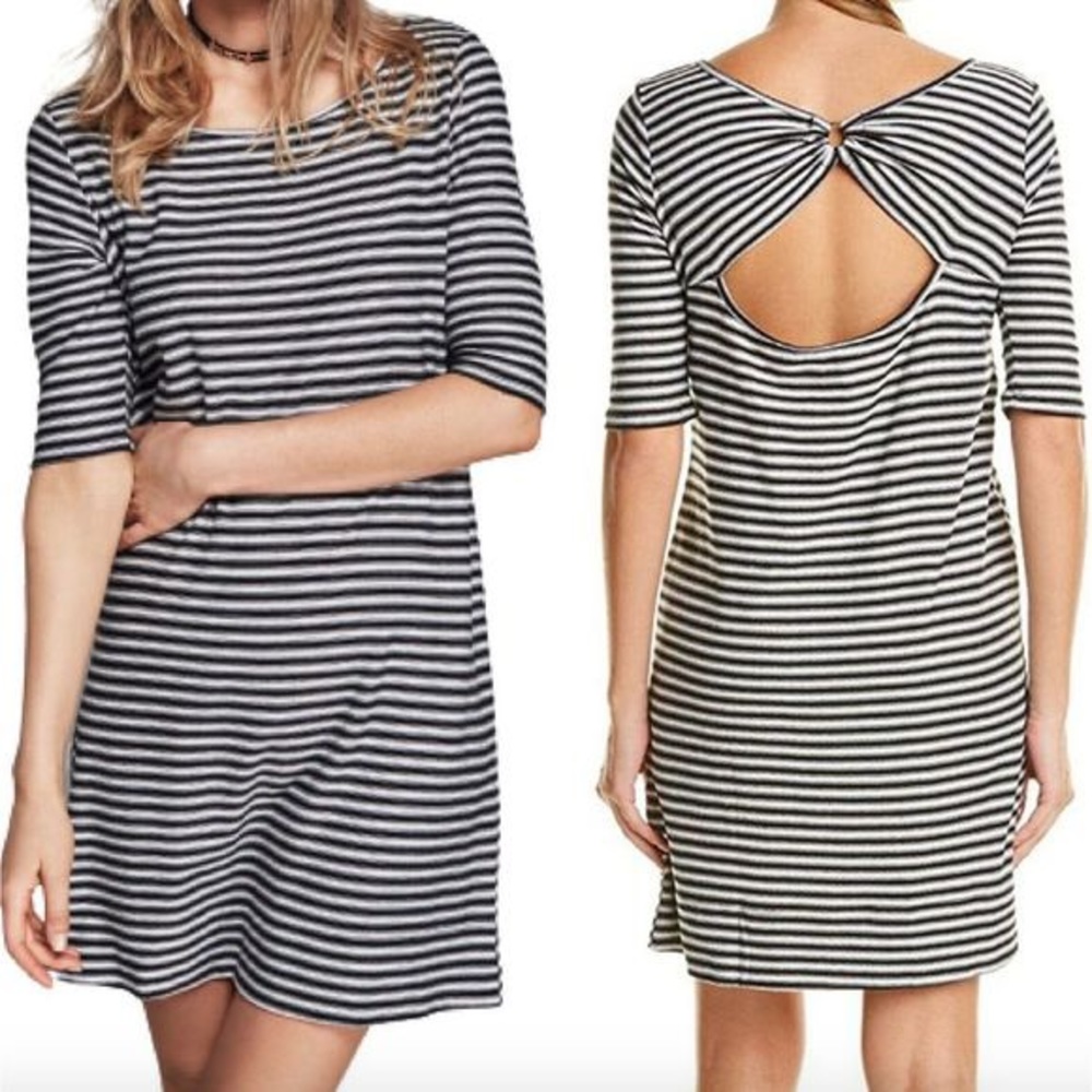 Free People Frenchie striped tee shirt dress XS